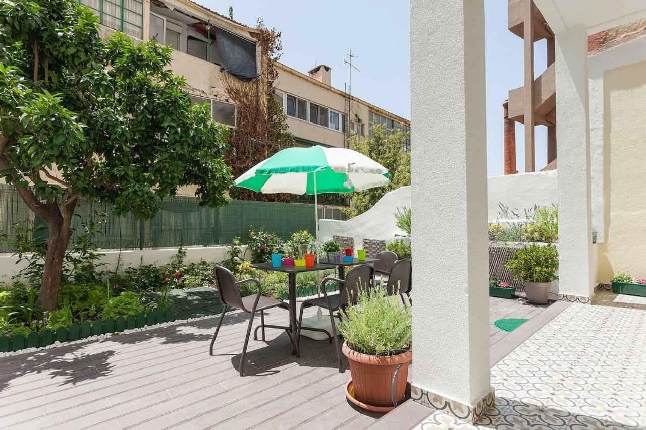Sunny Orange Garden Apartment In Central Lisboa Eksteriør bilde
